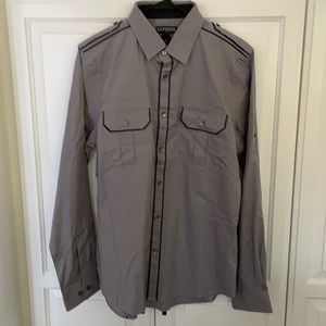 Express mens button down